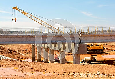 A Highway Runs Through It Stock Photo