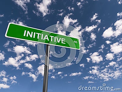 Initiative Road Stock Photo