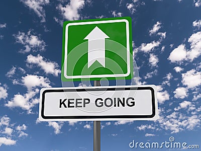 Keep going Stock Photo