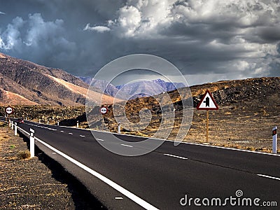 Highway to heaven Stock Photo