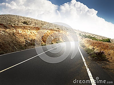 Highway to heaven Stock Photo