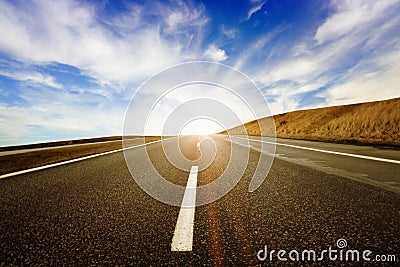 Highway to Heaven Stock Photo