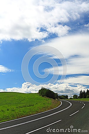 Highway to Heaven Stock Photo