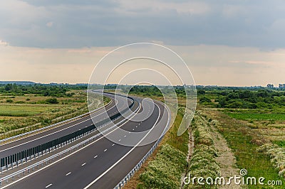 Highway to hell... Stock Photo