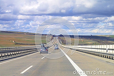 Highway transport Stock Photo