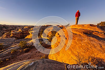 Hike in Utah Stock Photo