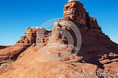 Hike in Utah Stock Photo