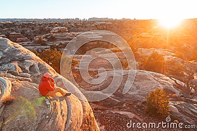 Hike in Utah Stock Photo