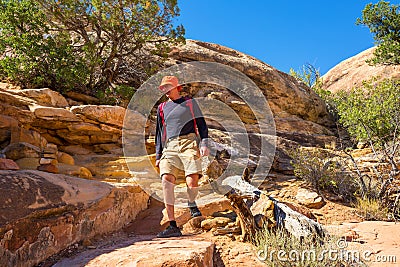 Hike in Utah Stock Photo