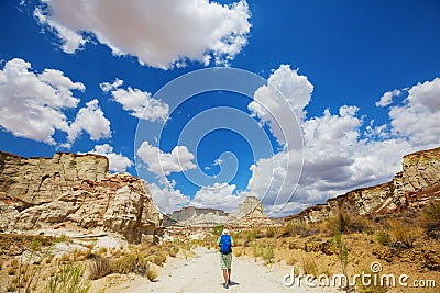 Hike in Utah Stock Photo