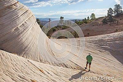 Hike in Utah Stock Photo