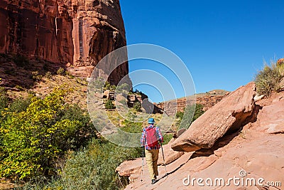 Hike in Utah Stock Photo