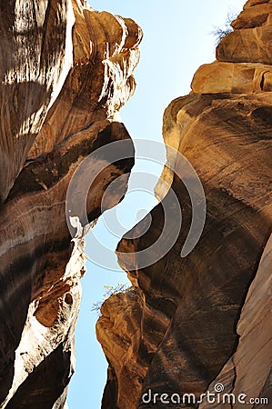 Willis creek slot canyon in escalante utah Stock Photo