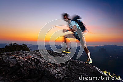 Hiker Stock Photo