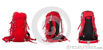 Hiking Backpack Stock Photo