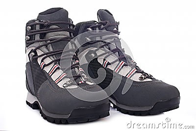 Hiking boots Stock Photo