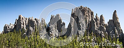 Hiking in Custer State Park, South Dakota Stock Photo