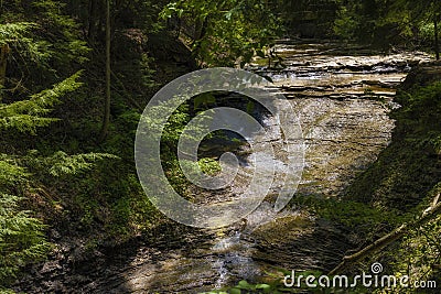 Hiking in Cuyahoga Valley National Park in Ohio, USA Stock Photo