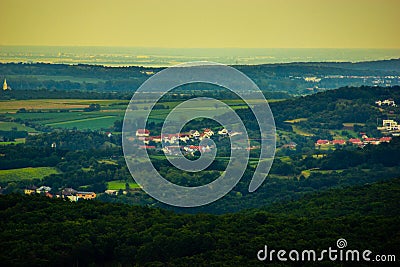 View from above on a gorgious place Stock Photo