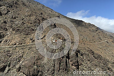 Toubkal Mountain Trail Stock Photo