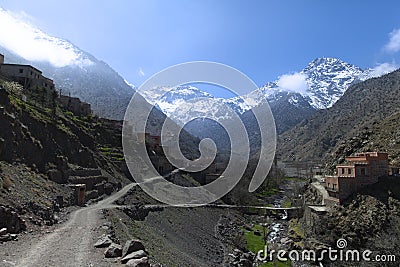 Toubkal Mountain Morocco Stock Photo