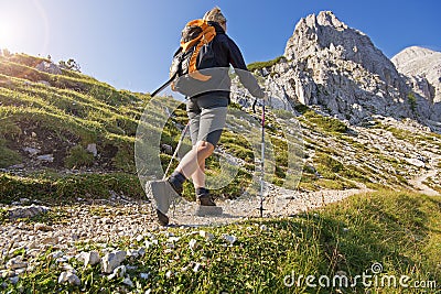 Hiking Stock Photo