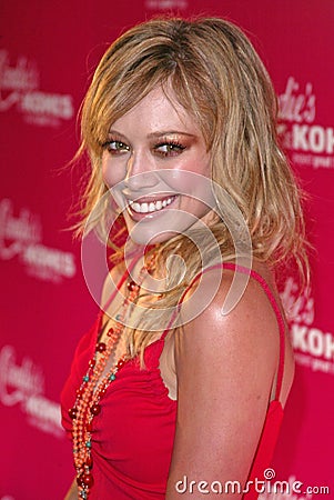 Hilary Duff Editorial Stock Photo