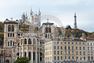 Hill of Fourviere Stock Photo