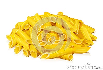 Hill of pasta. Macaroni. Traditional italian food. Eps10 Cartoon Illustration