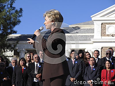 Hillary Clinton Editorial Stock Photo