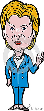 Hillary Clinton Editorial Stock Photo