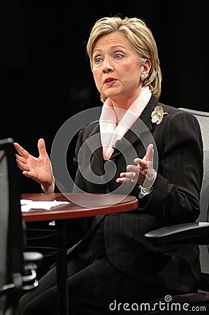 Hillary Clinton Editorial Stock Photo