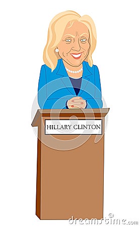 Hillary Clinton Vector Illustration