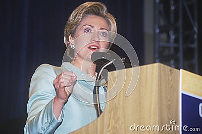 Hillary Rodham Clinton Editorial Stock Photo