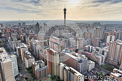 Hillbrow Tower - Johannesburg, South Africa Stock Photo