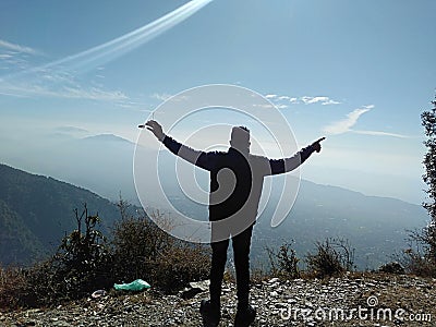 Hills nature very hight most pic Stock Photo