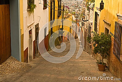 Hills of San Miguel de Allende, Mexico Stock Photo