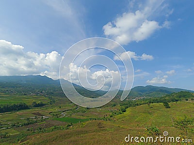 hills and sky cloud 2 Stock Photo