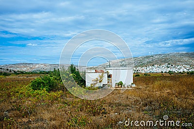 Cretan Greek Village - Ziros South -East Crete 19 Stock Photo