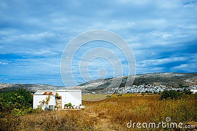 Cretan Greek Village - Ziros South -East Crete 18 Stock Photo