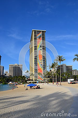 Hilton Hawaiian Village Hotel Editorial Stock Photo