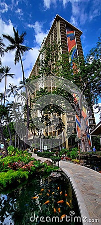 Hilton Hawaiin Village Waikiki Editorial Stock Photo