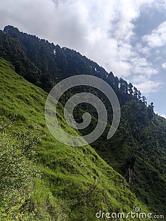 Himachal Pradesh beautifu heel height in bani plats Stock Photo