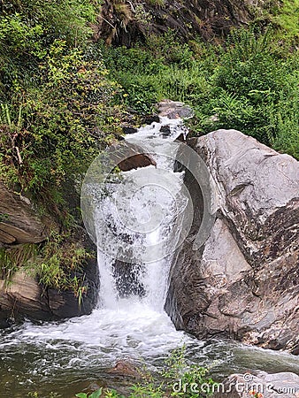 Himachal Pradesh beautiful water rodies Stock Photo