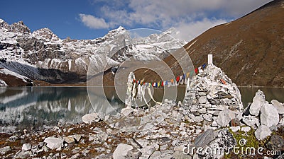 Himalayas, Mountains, Everest Nepal Stock Photo