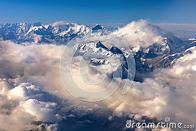 Himalaya mountain- nepal Stock Photo