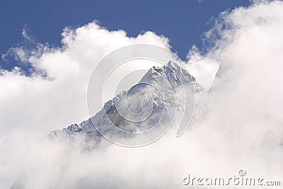 Himalaya Mountain Peak Stock Photo