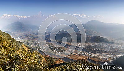 Himalaya Mountains Stock Photo