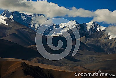 Himalaya mountains Tibet Stock Photo