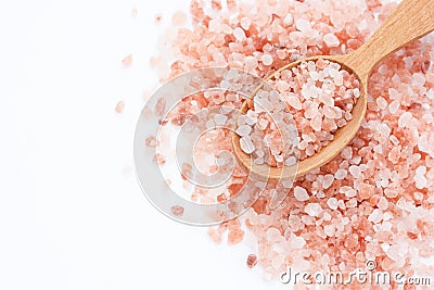 Himalaya pink salt Stock Photo